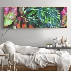Staunton And Henry Modern Tropical Wall Art With Frame