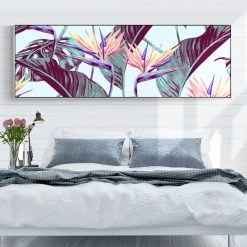 Staunton And Henry Modern Tropical Wall Art With Frame