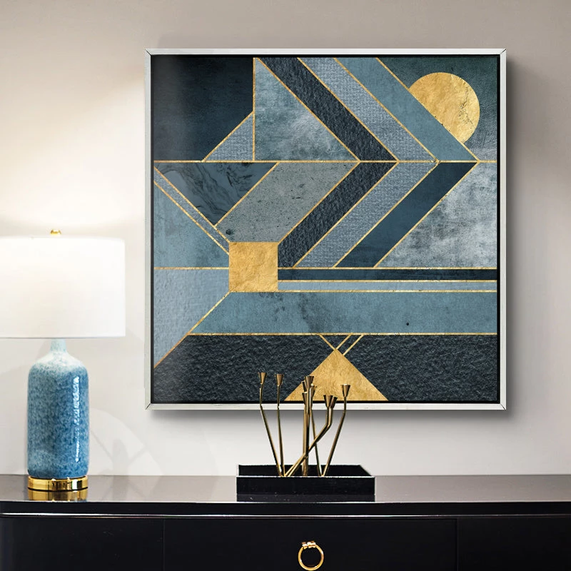 Staunton And Henry Black And Gold Abstract Wall Art With Frame Wall Decor 2 Staunton And Henry Black And Gold Abstract Wall Art With Frame Wall Decor