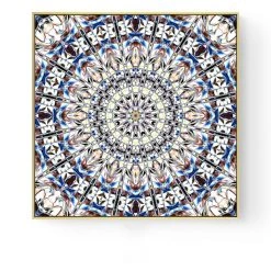 Staunton And Henry Wall Decor Kaleidescope Wall Art With Frame