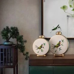 Staunton And Henry Modern Round Chinese Vase