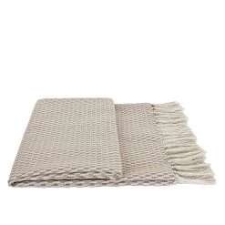 Staunton And Henry Pink And White Geometric Pattern Bed Cushion Set Home Accessories