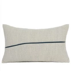 Staunton And Henry Grey And Blue Agate Pattern Bed Cushion Set