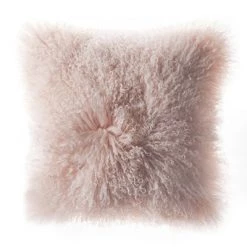 Staunton And Henry Home Accessories Plush Tibetan Wool Sheepskin Throw Cushion