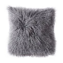 Staunton And Henry Home Accessories Plush Tibetan Wool Sheepskin Throw Cushion