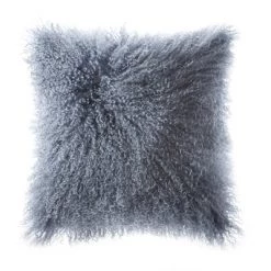 Staunton And Henry Home Accessories Plush Tibetan Wool Sheepskin Throw Cushion