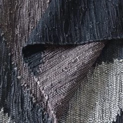 Staunton And Henry Raphael Black And Grey Woven Leather Rug Rugs 9 Staunton And Henry Raphael Black And Grey Woven Leather Rug Rugs