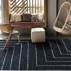 Staunton And Henry Ashkin Woven Leather Rug Rugs