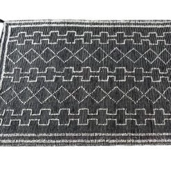 Staunton And Henry Ginnie Black And White Tribal Rug