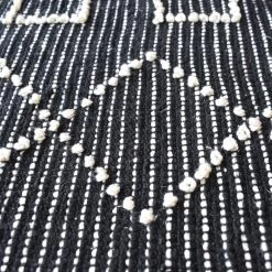 Staunton And Henry Ginnie Black And White Tribal Rug