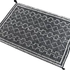 Staunton And Henry Ginnie Black And White Tribal Rug