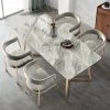 Staunton And Henry Furniture Ella Marble Pattern Dining Table