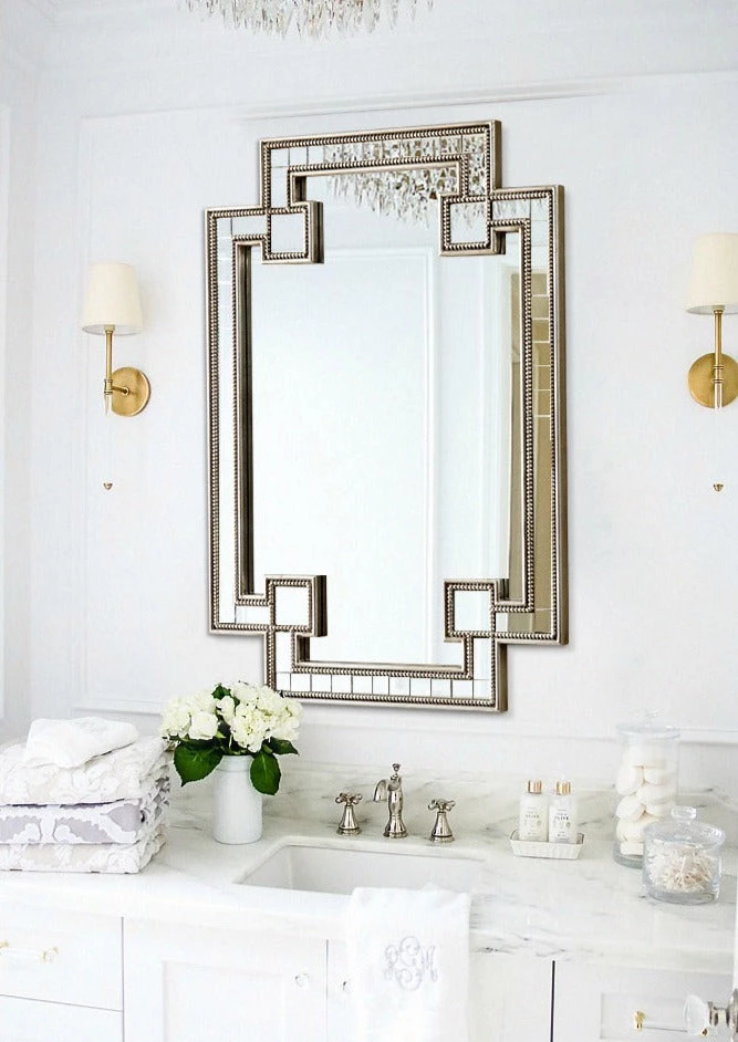 Staunton And Henry Elise Art Deco Frame Wall Mirror Wall Decor 8 Staunton And Henry Elise Art Deco Frame Wall Mirror Wall Decor