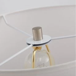 Staunton And Henry Mila Metal Floor Lamp White Shade Lighting