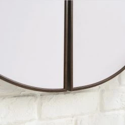 Staunton And Henry Wall Decor Modern Round Black And Gold Framed Wall Art