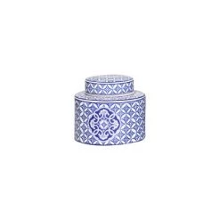 Staunton And Henry Blue And White Ceramic Urn Vase