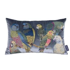 Staunton And Henry Home Accessories Parrot Embroidered Throw Cushion