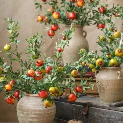 Staunton And Henry Artificial Pomegranate Fruit Plant