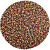 Staunton And Henry Multicoloured Felt Ball Rug Rugs