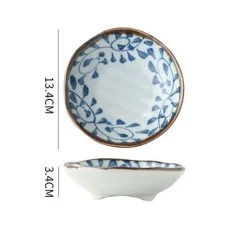 Staunton And Henry Kitchen Akari Blue And White Japanese Sauce Dish