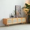 Staunton And Henry Furniture Retro Japanese Wood TV Cabinet