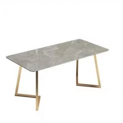 Staunton And Henry Furniture Ella Marble Pattern Dining Table