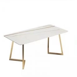 Staunton And Henry Furniture Ella Marble Pattern Dining Table