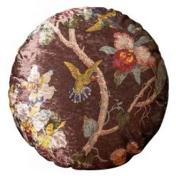 Staunton And Henry Velvet Oriental Garden Throw Cushion 31 Staunton And Henry Velvet Oriental Garden Throw Cushion