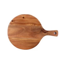 Staunton And Henry Hand Made Rustic Wooden Serving Board - Round