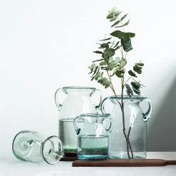 Staunton And Henry Vintage Glass Pale Vase Home Accessories