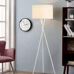 Staunton And Henry Miro White Tripod Floor Lamp Lighting