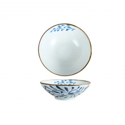 Staunton And Henry Akari Blue And White Japanese Ramen Bowl Kitchen