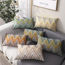 Staunton And Henry Home Accessories Chevron Pattern Throw Cushions