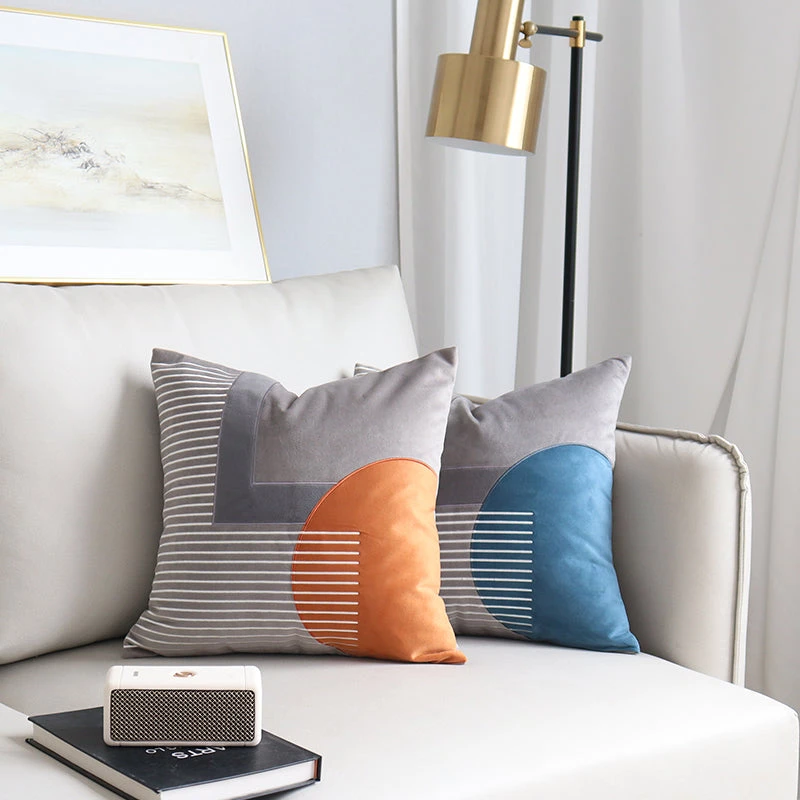 Staunton And Henry Modern Steel Blue And Gray Throw Cushion Home Accessories 1 Staunton And Henry Modern Steel Blue And Gray Throw Cushion Home Accessories