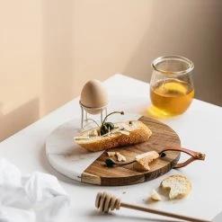 Staunton And Henry Marble And Wood Serving Board Kitchen