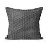 Staunton And Henry Modern Black And Grey Throw Cushion