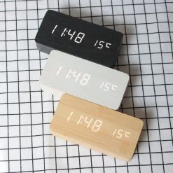 Staunton And Henry Block Clock Digital Alarm & Temperature