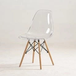 Staunton And Henry Eames DSW Style Clear Chair Furniture