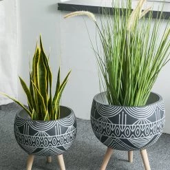 Staunton And Henry Modern Moroccan Planter With Legs