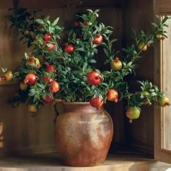 Staunton And Henry Artificial Pomegranate Fruit Plant