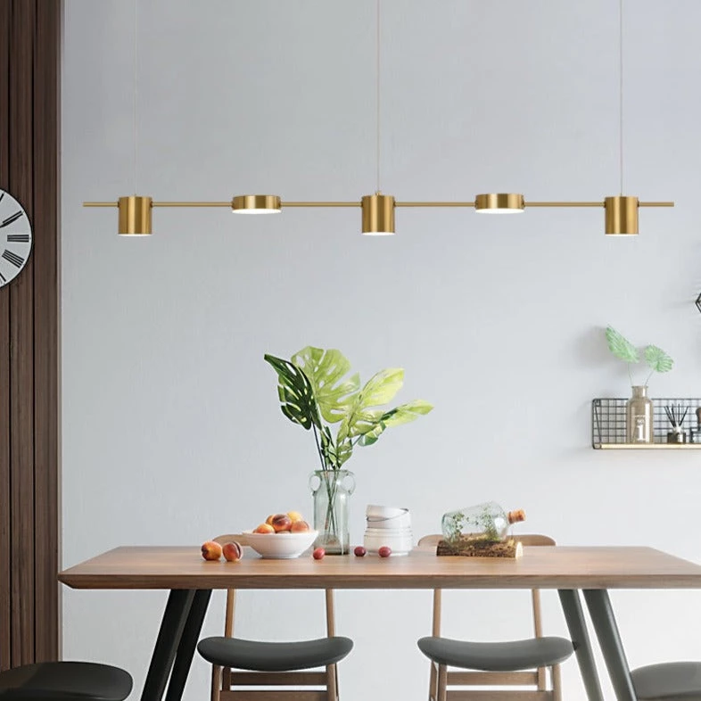 Staunton And Henry Lighting Modern Linear Gold Hanging Track Lights 1 Staunton And Henry Lighting Modern Linear Gold Hanging Track Lights