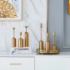 Staunton And Henry Home Accessories Gold Candlestick Holder - Set Of 6