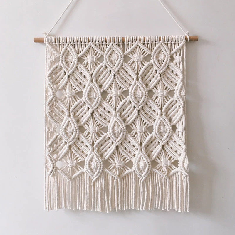 Staunton And Henry Off White Woven Wall Hanging Tapestry 6 Staunton And Henry Off White Woven Wall Hanging Tapestry