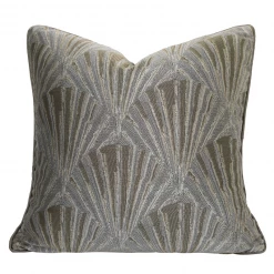 Staunton And Henry Home Accessories Bronze And Grey Modern Oriental Throw Cushions