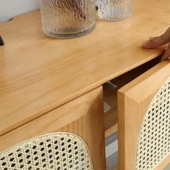 Staunton And Henry Furniture Retro Japanese Wood TV Cabinet