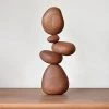 Staunton And Henry Wooden Stone Cairn Decorative Ornament