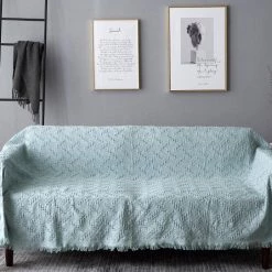 Staunton And Henry Nordic Muted Color Cotton Throw Blanket