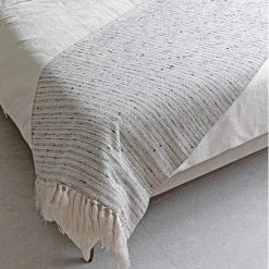 Staunton And Henry Grey And Blue Agate Pattern Bed Cushion Set