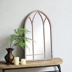 Staunton And Henry Wall Decor Gothic Arch Window Wall Mirror