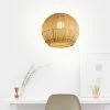 Staunton And Henry Round Japanese Bamboo Ceiling Light Lighting